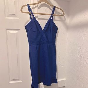 Superdown blue bandage dress size M